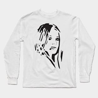 worry girl 1 Long Sleeve T-Shirt